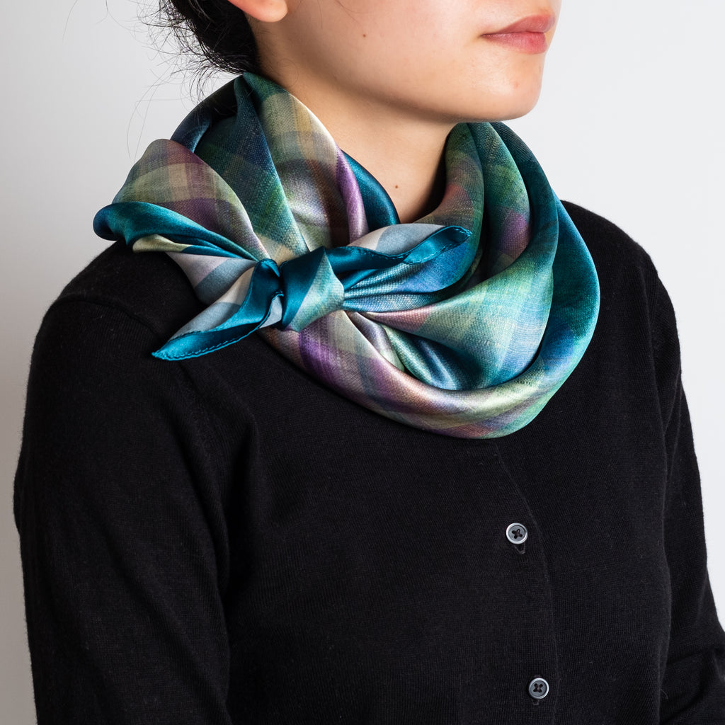 ふくみシルクスカーフ「おだまき」