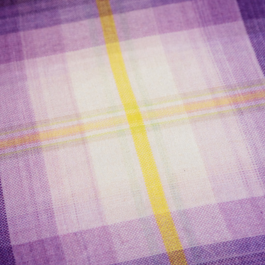 ふくみシルクスカーフ「白菖」