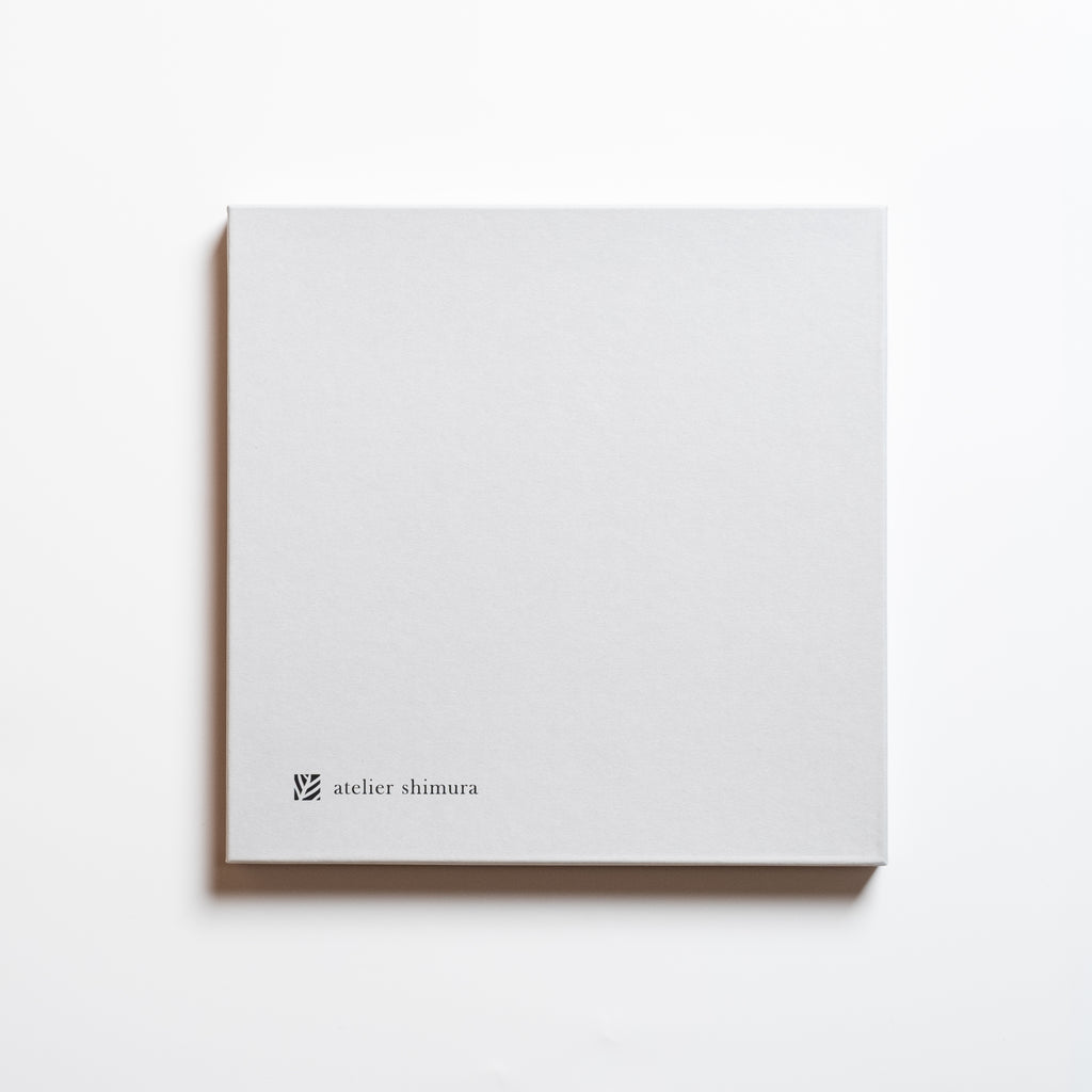 ふくみシルクスカーフ「蘇芳横縞」