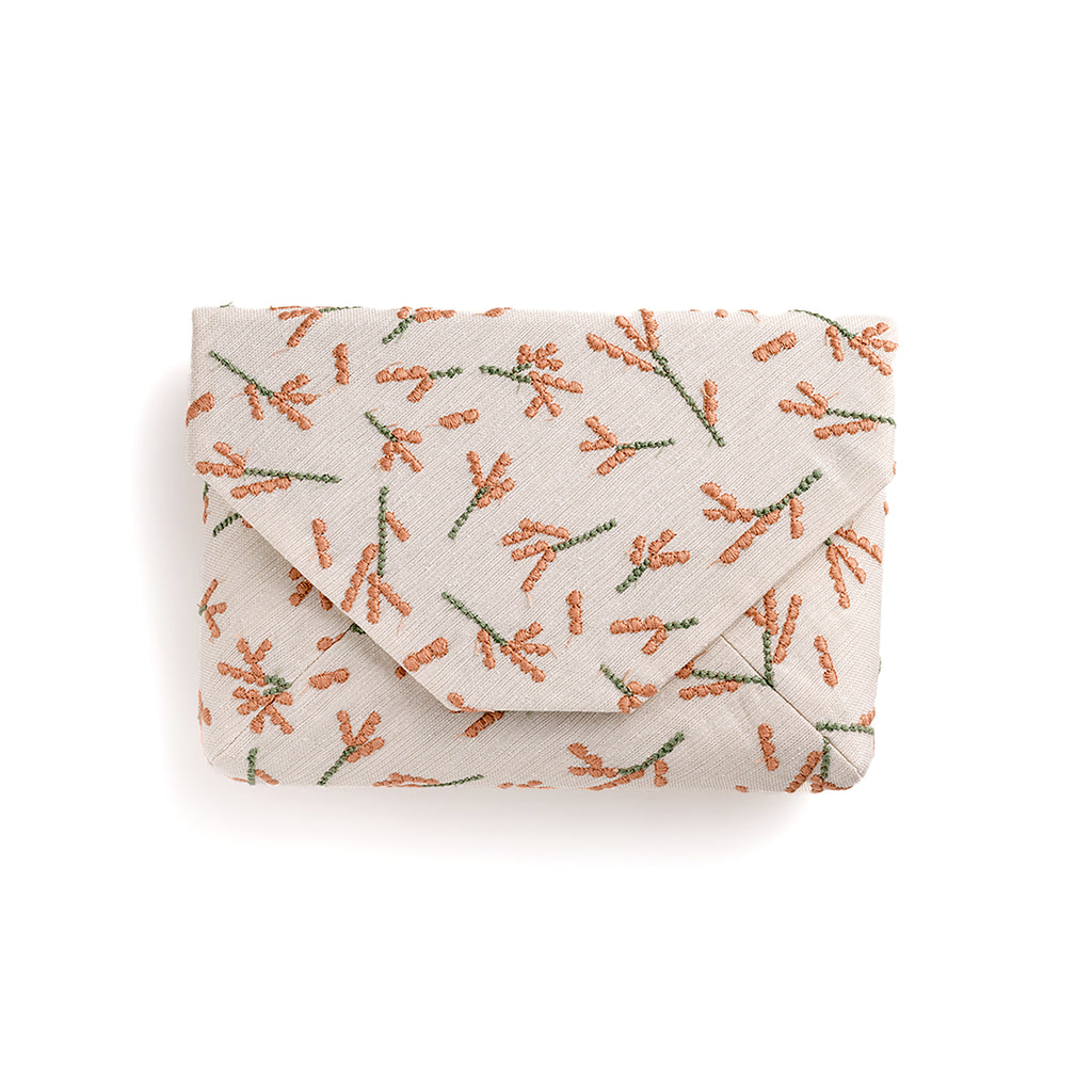 数寄屋袋 『雪の芽 ユキノメ 橙色』