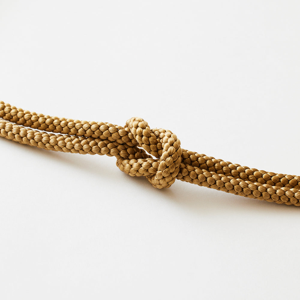 帯締め 江戸打ち 玉葱(茶)