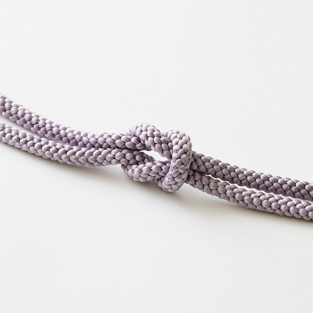 帯締め 江戸打ち 紫根