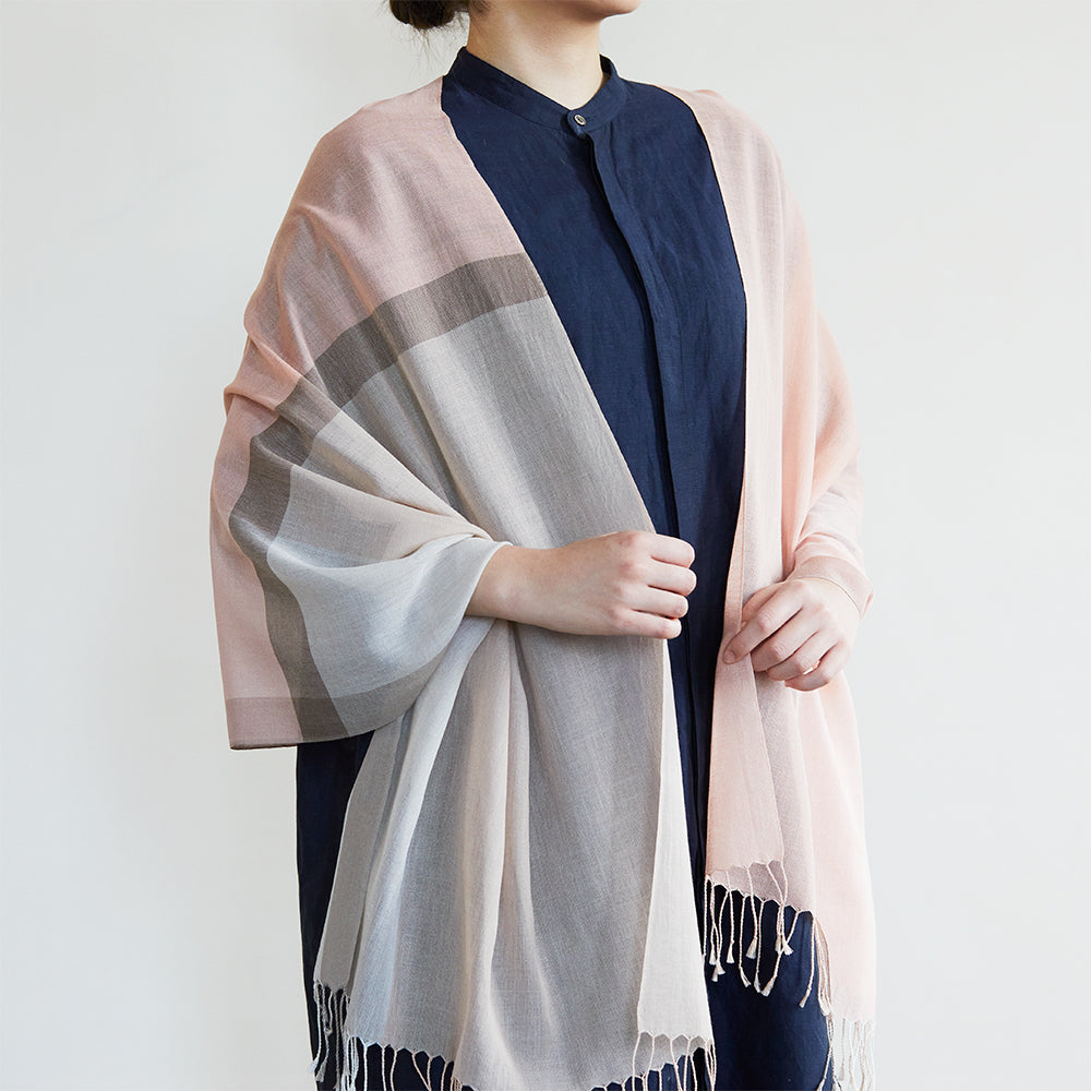 色合わせストール プラタ − ここにある桜