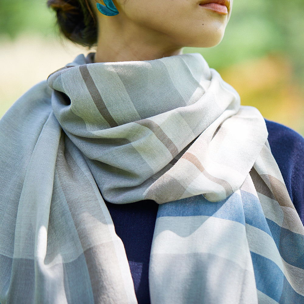 色合わせストール 穀雨