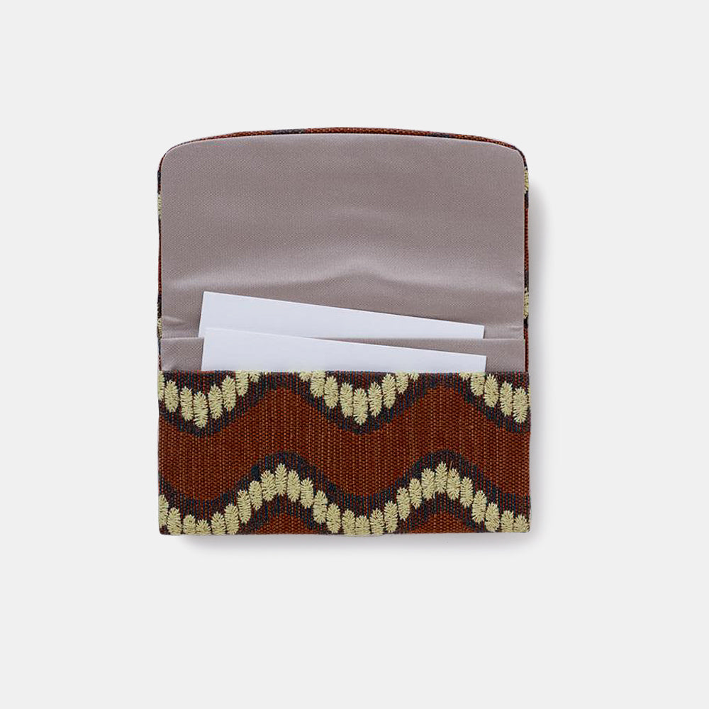 カードケース 『風の種 カゼノタネ 茶色』