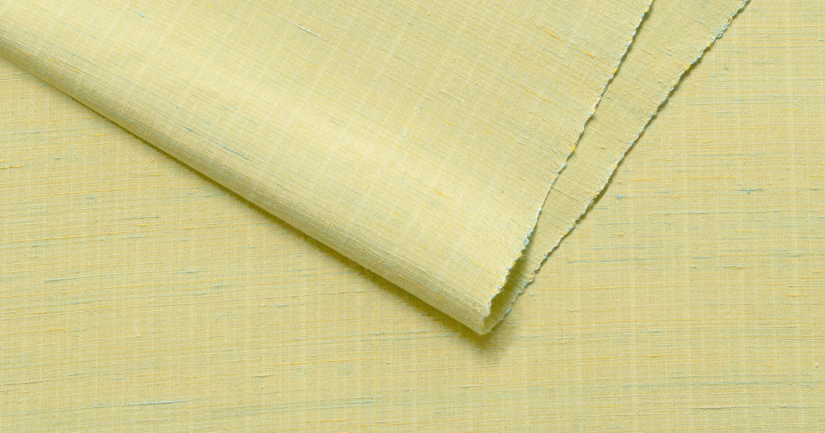 アトリエシムラ草木染め紬織り 反物 野あそび - アトリエシムラ