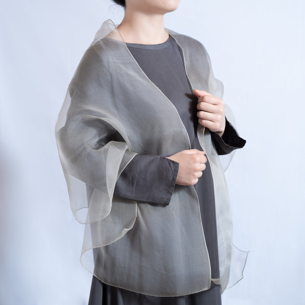 オーガンジーストール 臭木(葉)