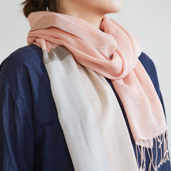 色合わせストール プラタ − ここにある桜 - アトリエシムラ